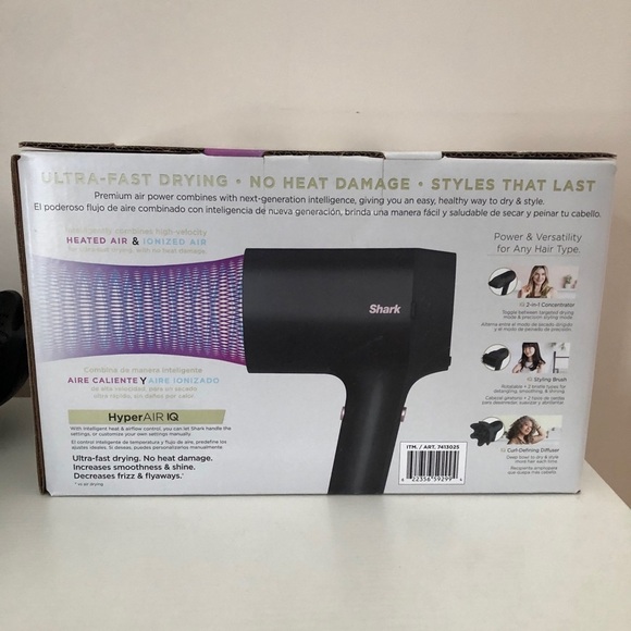 NIB Shark Hyper Air Hair Dryer main image 9